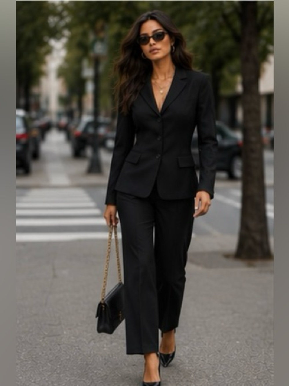 Akris punto black blazer